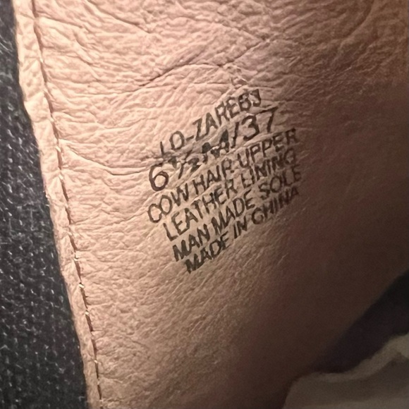 Louise et Cie Zareb Animal Print Leopard Calf Hair Leather Ankle Chelsea Boot - Picture 11 of 15